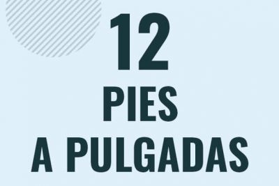 Profesor en pizarra explicando cuanto es 12 pies en pulgadas o como pasar de 12 ft a in