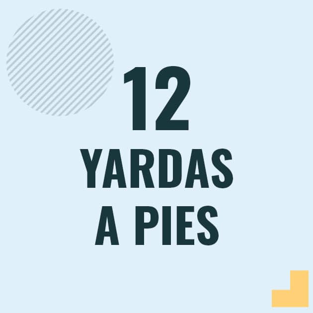 Conversión de 12 yardas a pies Profesor en pizarra explicando cuanto es 12 yardas en pies o como pasar de 12 yd a ft