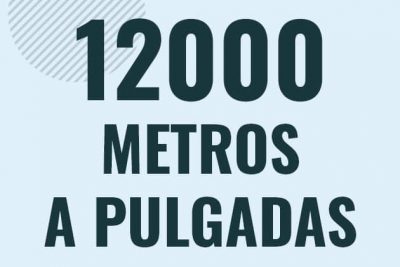 Profesor en pizarra explicando cuanto es 12000 metros en pulgadas o como pasar de 12000 m a in