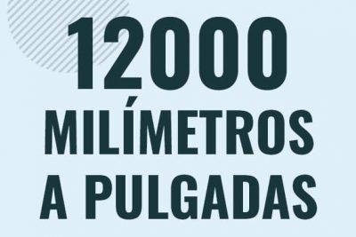 Profesor en pizarra explicando cuanto es 12000 milimetros en pulgadas o como pasar de 12000 mm a in