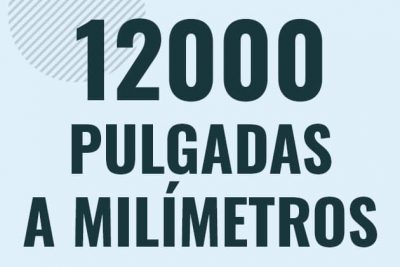 Profesor en pizarra explicando cuanto es 12000 pulgadas en milimetros o como pasar de 12000 in a mm