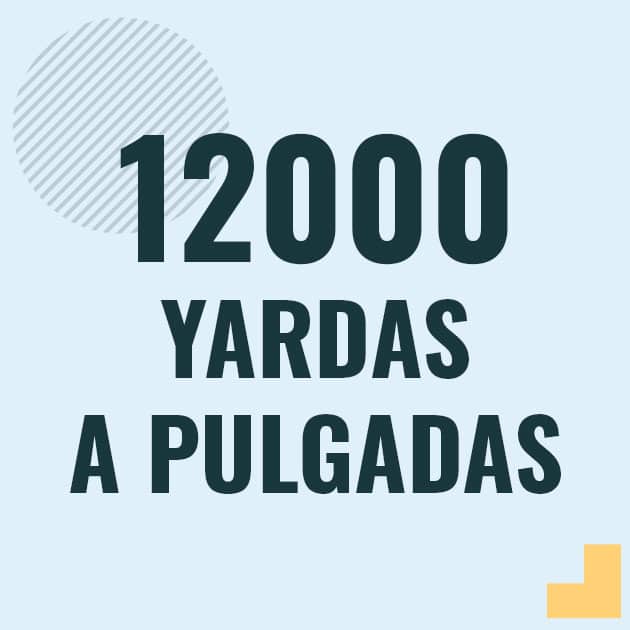 Conversión de 12000 yardas a pulgadas Profesor en pizarra explicando cuanto es 12000 yardas en pulgadas o como pasar de 12000 yd a in