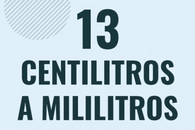 Profesor en pizarra explicando cuanto es 13 centilitros en mililitros o como pasar de 13 cl a ml