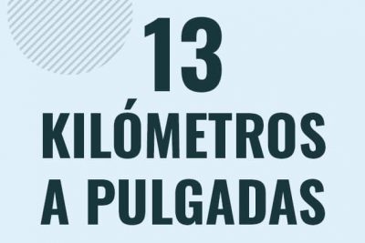 Profesor en pizarra explicando cuanto es 13 kilometros en pulgadas o como pasar de 13 km a in