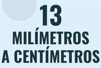 Profesor en pizarra explicando cuanto es 13 milimetros en centimetros o como pasar de 13 mm a cm