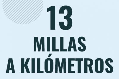 Profesor en pizarra explicando cuanto es 13 millas en kilometros o como pasar de 13 mi a km