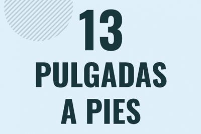 Profesor en pizarra explicando cuanto es 13 pulgadas en pies o como pasar de 13 in a ft