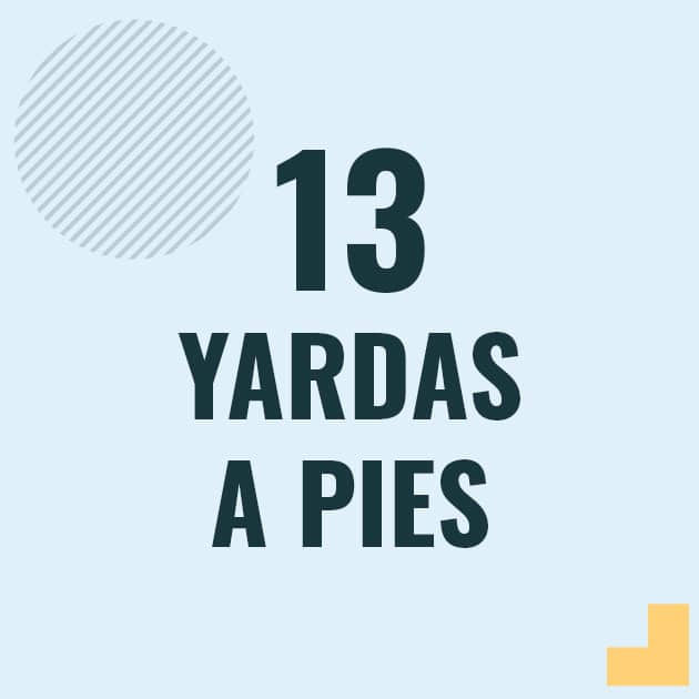 Conversión de 13 yardas a pies Profesor en pizarra explicando cuanto es 13 yardas en pies o como pasar de 13 yd a ft