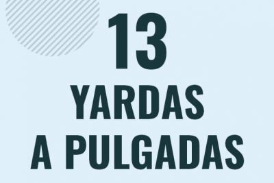 Profesor en pizarra explicando cuanto es 13 yardas en pulgadas o como pasar de 13 yd a in