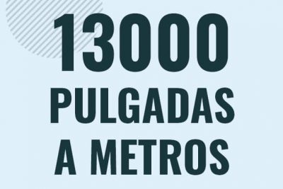 Profesor en pizarra explicando cuanto es 13000 pulgadas en metros o como pasar de 13000 in a m
