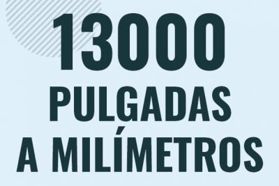 Profesor en pizarra explicando cuanto es 13000 pulgadas en milimetros o como pasar de 13000 in a mm