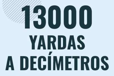 Profesor en pizarra explicando cuanto es 13000 yardas en decimetros o como pasar de 13000 yd a dm