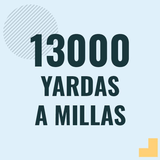 Profesor en pizarra explicando cuanto es 13000 yardas en millas o como pasar de 13000 yd a mi