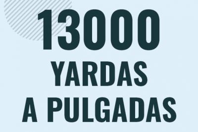 Profesor en pizarra explicando cuanto es 13000 yardas en pulgadas o como pasar de 13000 yd a in