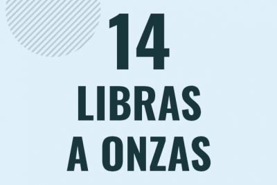Profesor en pizarra explicando cuanto es 14 libras en onzas o como pasar de 14 lb a oz