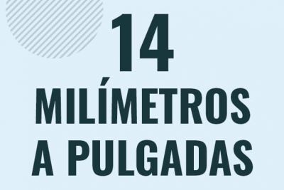 Profesor en pizarra explicando cuanto es 14 milimetros en pulgadas o como pasar de 14 mm a in