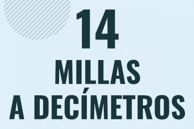 Profesor en pizarra explicando cuanto es 14 millas en decimetros o como pasar de 14 mi a dm
