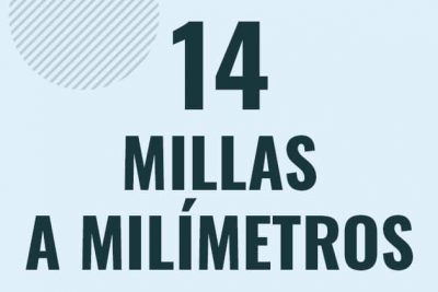 Profesor en pizarra explicando cuanto es 14 millas en milimetros o como pasar de 14 mi a mm