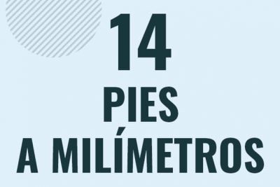 Profesor en pizarra explicando cuanto es 14 pies en milimetros o como pasar de 14 ft a mm