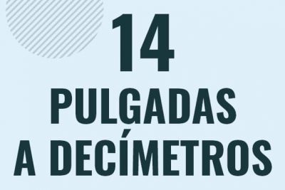 Profesor en pizarra explicando cuanto es 14 pulgadas en decimetros o como pasar de 14 in a dm