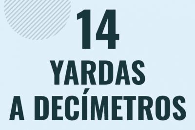 Profesor en pizarra explicando cuanto es 14 yardas en decimetros o como pasar de 14 yd a dm