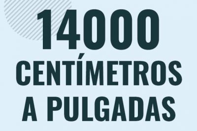 Profesor en pizarra explicando cuanto es 14000 centimetros en pulgadas o como pasar de 14000 cm a in