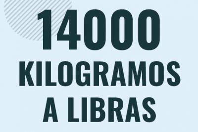 Profesor en pizarra explicando cuanto es 14000 kilogramos en libras o como pasar de 14000 kg a lb