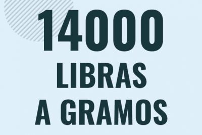Profesor en pizarra explicando cuanto es 14000 libras en gramos o como pasar de 14000 lb a g