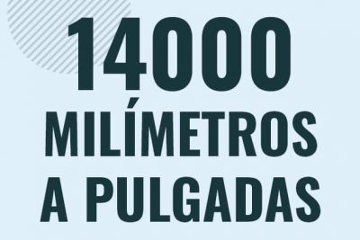 Profesor en pizarra explicando cuanto es 14000 milimetros en pulgadas o como pasar de 14000 mm a in