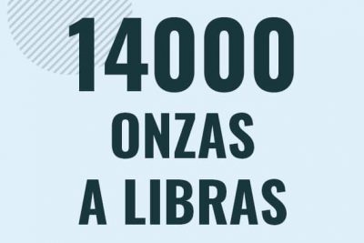 Profesor en pizarra explicando cuanto es 14000 onzas en libras o como pasar de 14000 oz a lb