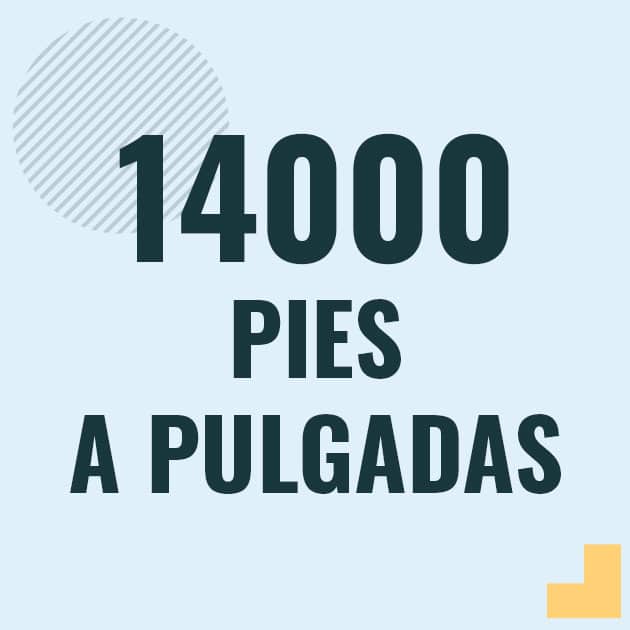 Conversión de 14000 pies a pulgadas Profesor en pizarra explicando cuanto es 14000 pies en pulgadas o como pasar de 14000 ft a in
