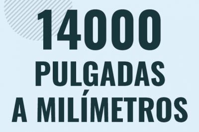 Profesor en pizarra explicando cuanto es 14000 pulgadas en milimetros o como pasar de 14000 in a mm