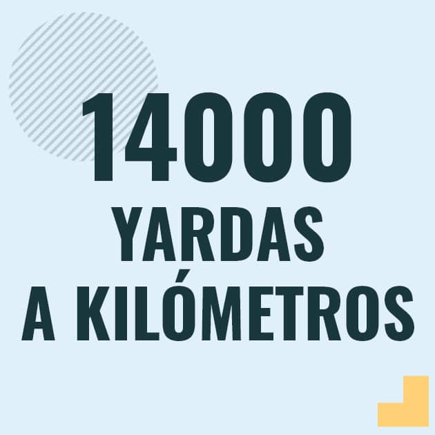 Profesor en pizarra explicando cuanto es 14000 yardas en kilometros o como pasar de 14000 yd a km