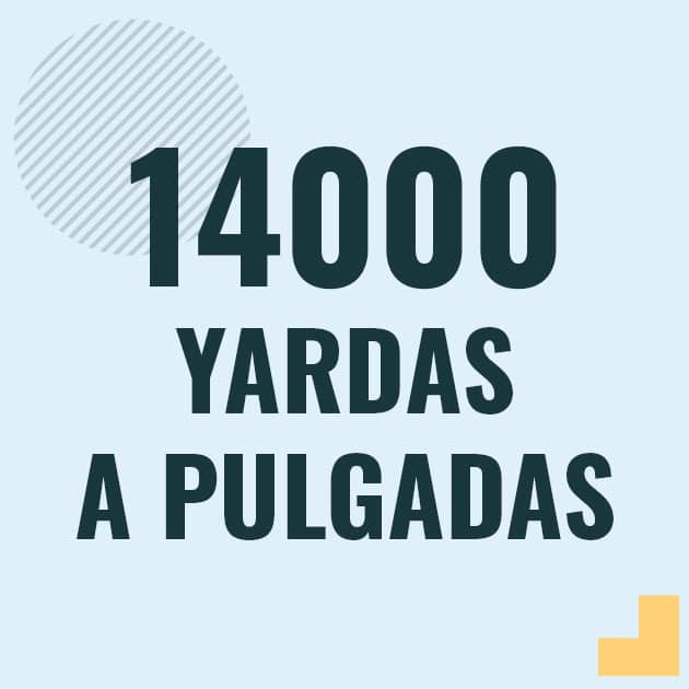 Conversión de 14000 yardas a pulgadas Profesor en pizarra explicando cuanto es 14000 yardas en pulgadas o como pasar de 14000 yd a in