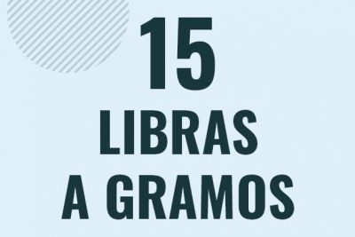 Profesor en pizarra explicando cuanto es 15 libras en gramos o como pasar de 15 lb a g