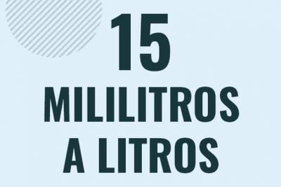 Profesor en pizarra explicando cuanto es 15 mililitros en litros o como pasar de 15 ml a l