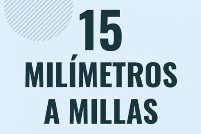 Profesor en pizarra explicando cuanto es 15 milimetros en millas o como pasar de 15 mm a mi