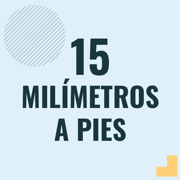 Conversión de 15 milimetros a pies Profesor en pizarra explicando cuanto es 15 milimetros en pies o como pasar de 15 mm a ft