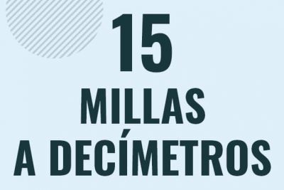 Profesor en pizarra explicando cuanto es 15 millas en decimetros o como pasar de 15 mi a dm