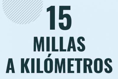 Profesor en pizarra explicando cuanto es 15 millas en kilometros o como pasar de 15 mi a km