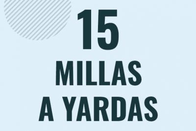 Profesor en pizarra explicando cuanto es 15 millas en yardas o como pasar de 15 mi a yd
