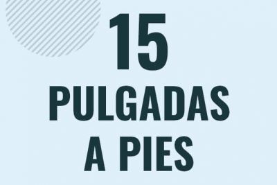 Profesor en pizarra explicando cuanto es 15 pulgadas en pies o como pasar de 15 in a ft
