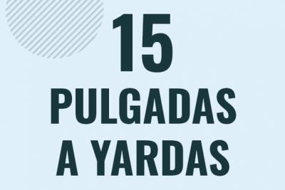 Profesor en pizarra explicando cuanto es 15 pulgadas en yardas o como pasar de 15 in a yd