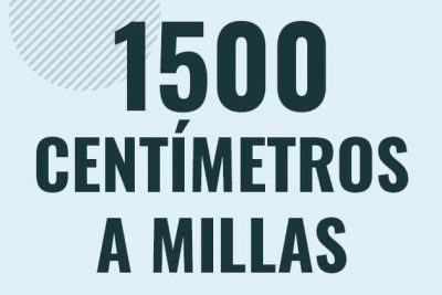 Profesor en pizarra explicando cuanto es 1500 centimetros en millas o como pasar de 1500 cm a mi