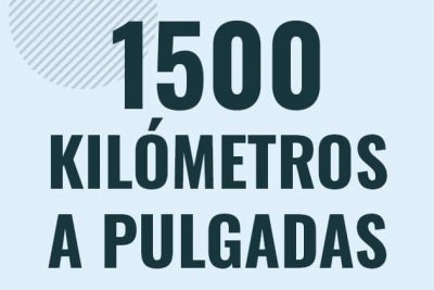 Profesor en pizarra explicando cuanto es 1500 kilometros en pulgadas o como pasar de 1500 km a in