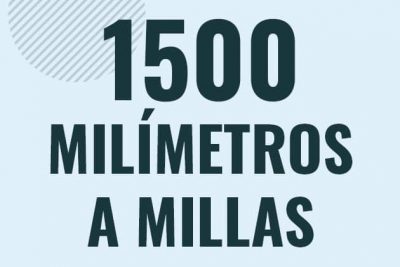 Profesor en pizarra explicando cuanto es 1500 milimetros en millas o como pasar de 1500 mm a mi