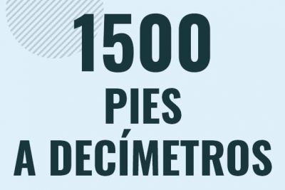 Profesor en pizarra explicando cuanto es 1500 pies en decimetros o como pasar de 1500 ft a dm