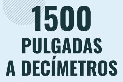 Profesor en pizarra explicando cuanto es 1500 pulgadas en decimetros o como pasar de 1500 in a dm