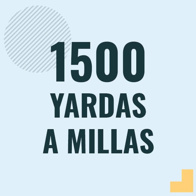 Conversión de 1500 yardas a millas Profesor en pizarra explicando cuanto es 1500 yardas en millas o como pasar de 1500 yd a mi