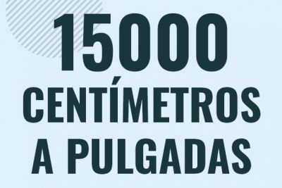 Profesor en pizarra explicando cuanto es 15000 centimetros en pulgadas o como pasar de 15000 cm a in